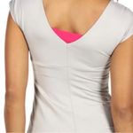 Patagonia Morning Glory Blue and gray athletic Top size large built in bra Photo 5