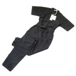 Everlane NWT The Fatigue Short-Sleeve Jumpsuit in Black Belted Cotton Utility 00 Photo 1