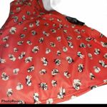 Nasty Gal  red floral ruffle neck cut out swimsuit medium nwt Photo 2