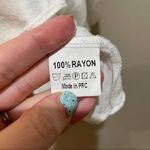 LF Native Rose Boho Tribal Embroidered Layered Blouse Tank Top White Size 10 Photo 5