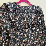 & Other Stories Paris Atelier & Other Stories Long Sleeve Smock Ruffle Short Dress Floral Size 8 Photo 4