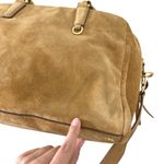 Banana Republic  Tan Suede Large Duffle Bag Photo 9