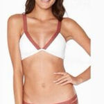 l*space L* Bikini Set Large Women's‎ White Rust  Farrah/ Charlie Swimwear Beach USA Photo 0