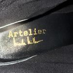 Nicole Miller Artelier Designer Black Sueded Booties Snakeskin Heels Size 10 Photo 4