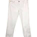 Michael Kors White Denim Straight Leg Jeans 8 Photo 0