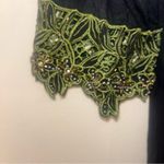 Mango NWT URBAN Western Black Embroidered Off Shoulder Babydoll Dress Mini M Photo 3