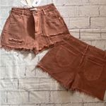 Mustard Seed New Rust Distressed Ripped Denim Jean Small Short Photo 4