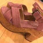 Splendid rose pink cork platform sandals Photo 0