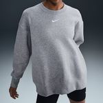 Nike Gray Oversized Crewneck Photo 0
