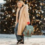 NEW Ronyes Vintage Laptop Backpack w/ USB Charging Port – Mint Green Photo 3