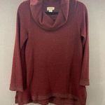 Anthropologie Maeve by maroon cowl neck sweater size medium Photo 0