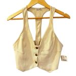 Free People NEW  Vera Vesty Moon Rising Cropped Tank sz M Photo 1