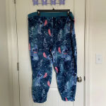 Disney women’s plush Stitch theme patterned pajama pants — size 3X Photo 4