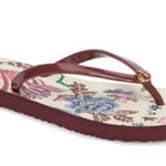 Tory Burch Thin Platform Printed Sandals in New Claret Photo 0