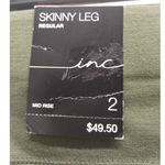 INC International Concepts NWT Size 2 Green Skinny Leg Mid Photo 5