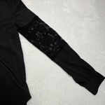 Romeo + Juliet Couture Popover Blouse w/ Lace Sleeves Size S Minimalist Bohemian Photo 4