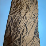 J.R. Nites Petites Bronze Maxi Skirt Size 4P Elegant Party Evening Career Brown Photo 0