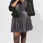 Torrid Sculpting Knit Double Scoop Body Suit Gray Women's 10 / Large Photo 2