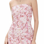 Free People  Tomas Mini Dress NWT Pink Confetti Combo XL Photo 0