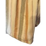 ZARA Women's Linen Blend Striped Blazer NEW Sz L Coral, Cream, Mint Green Photo 8