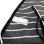 American Apparel  Halter Tie Back Crop Top Black White OS Photo 4