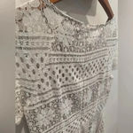 Adrianna Papell Short Sleeve Lace Knee Length Dress Sz 6 Photo 8