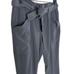 Athleta  Women’s Sz 6 Skyline Paper Bag Pants in Olive Gray / 292915 Ankle Photo 3