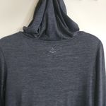 Beyond Yoga Women's Heathered Grey Ruched Hoodie Pullover Size M Photo 7