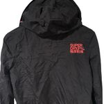 Superdry  The Windmac Professional Black Hooded Windbreaker Jacket Size Small Photo 4
