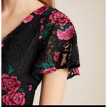 Anthropologie /SHOSHANNAAudette Rose Embroidered Lace Midi Dress In Assorted Photo 7