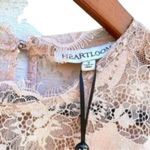Heartloom Revolve Women's Dusty Pink Lace Coquette Top Blouse New Photo 9