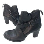 BORN Boots Womens Size 7.5 Black Heeled Strappy Comfort Grunge Whimsigoth Witchy Photo 7