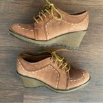 Naturalizer Wingtip Wedge Heel Oxford Lace Up Shoe 6.5 Photo 9