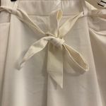 ZARA TRF White High-Waisted Pants with belt Photo 1