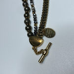 Henri Bendel  St Tropez Multi Strand Mixed Metal Chain Beaded Bracelet gold tone Photo 6