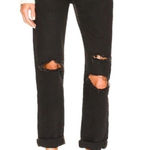Free People Bren Boyfriend Jean in Black Magic Size 26 Photo 0