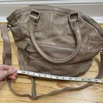 Day and Mood Hannah Bag Gray Beige‎ Taupe Satchel shoulder strap Hobo Leather Gray Photo 3