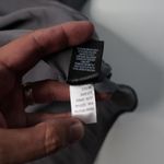 Torrid Satin Tie-Front Peasant Blouse Gray Long Sleeve 1X Corp Core Office Siren Photo 4