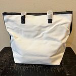 Walter Baker CARLY BAG Classic Canvas and Vegan‎ Leather Tote White Photo 7