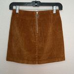 Forever 21  Corduroy Mini Skirt Tan Size XS NWT Photo 4