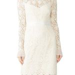 Monique Lhuillier ML Ivory Lace Sheath Dress, Size 0 NEW w/Tag Photo 10