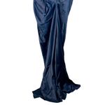 NWT Mandalay Navy Blue One Shoulder Beaded Sequin Evening Gown Dress Womens Sz 8 Photo 8