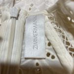 Zimmermann New White Eyelet Midi Dress Photo 9