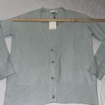 John + Jenn NWT Size Large Button Front Cardigan In Mystic Blue By  Photo 7