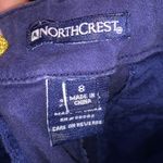 North Crest  navy blue casual capri pants Photo 6