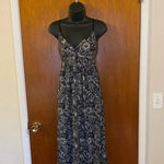 Derek Heart Black White Paisley Maxi Dress Small Adjustable Straps 52β Photo 11