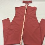 Love Chesley Elegant Dark Coral Pants Jumpsuit womans size medium Photo 6