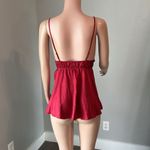 Victoria's Secret  Slip Dress Womens RED Silk Lace Babydoll Sz SMALL Coquette #15 Photo 3