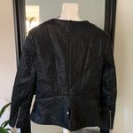 Rachel Roy  Black Moto Coat Photo 5