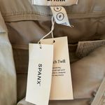 Spanx NWT Stretch Twill Slim Straight Pant Petite Small Bone Khaki Super Smooth Photo 7
